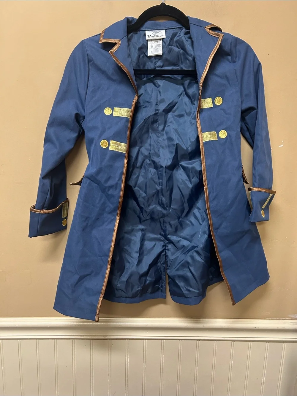 Kids Boys Captain Mickey Disney Cruise Line Jacket Size Large